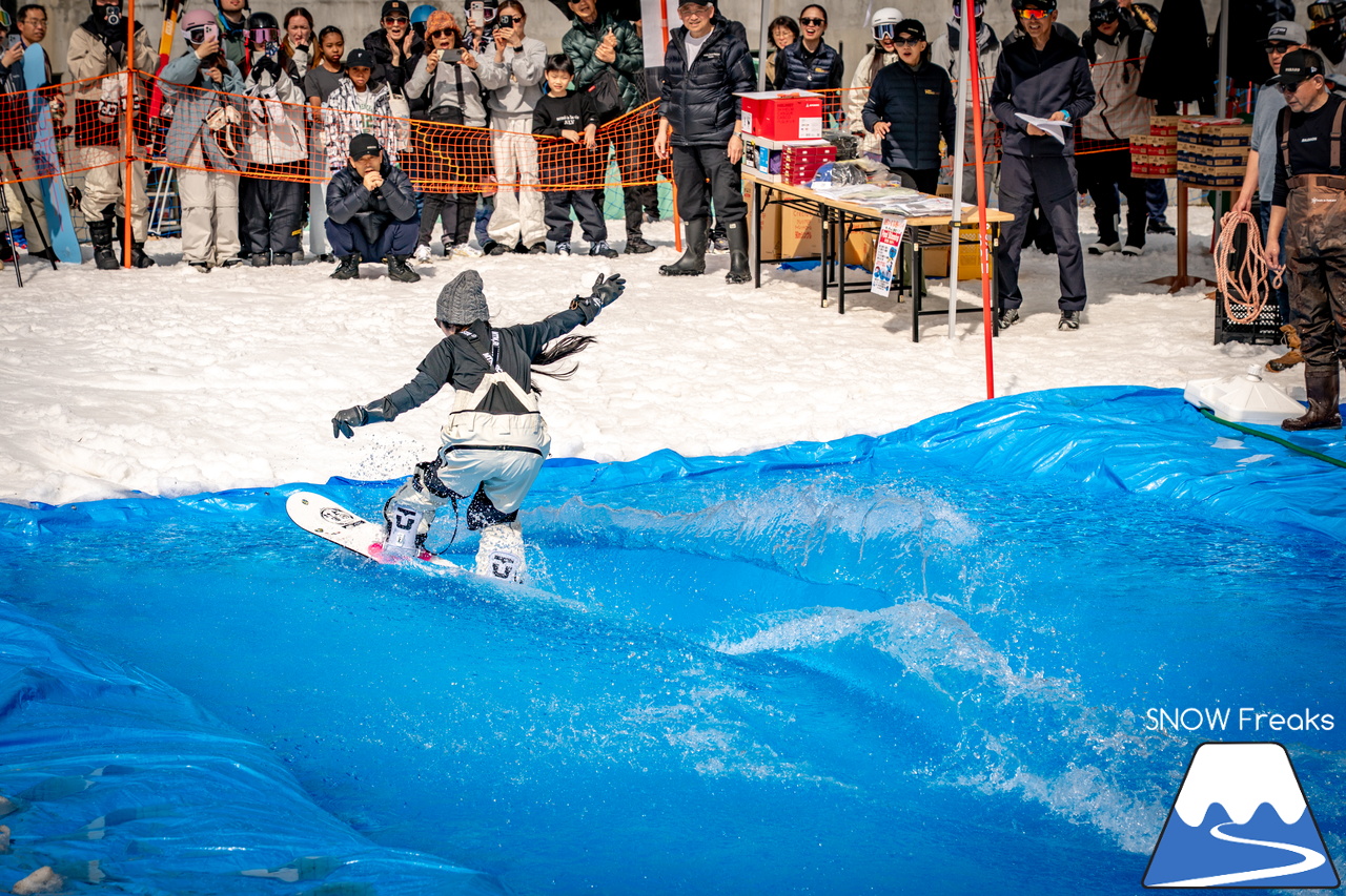 富良野スキー場｜いよいよインターナショナルなイベントに？！春シーズン恒例『第13回 Pond Skimming 池渡り』開催～♪